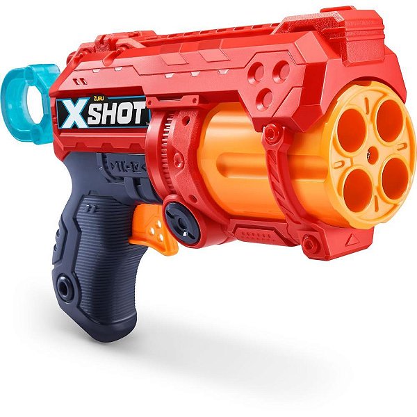 Lancador x-shot red fury 4 c/16dardos - candide (unidade)