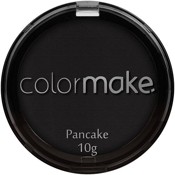 Pintura facial pancake profissional 10g.preto - colormake (dp.c/12)
