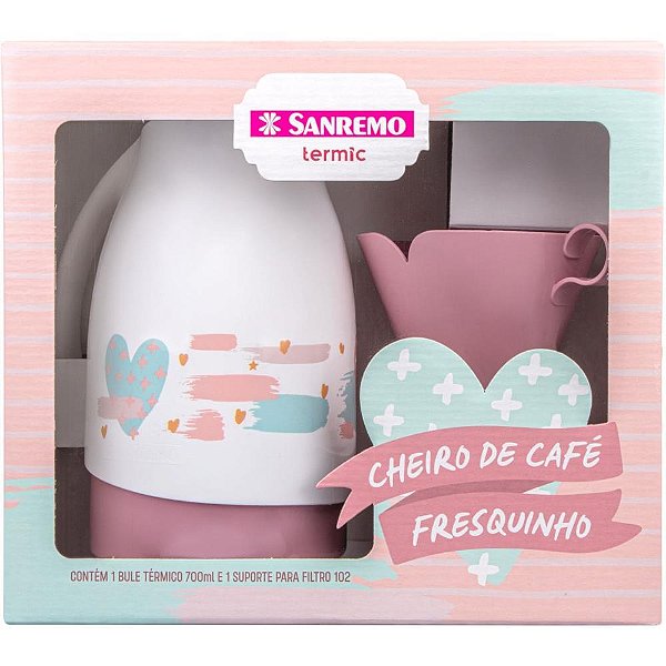 Garrafa termica rosca bule 700ml+sup.p/fil.102 br/rs - sanremo (unidade)