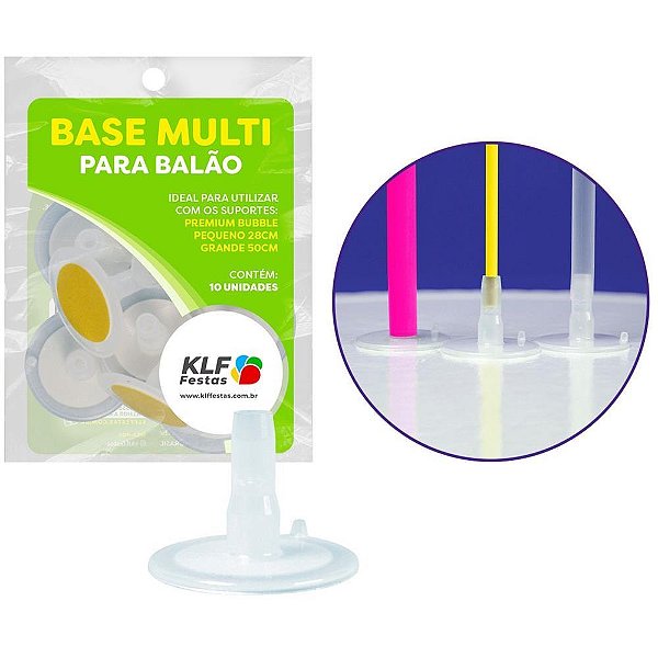 Suporte para balao base p/suporte de balao multi - klf festas (pct.c/10)