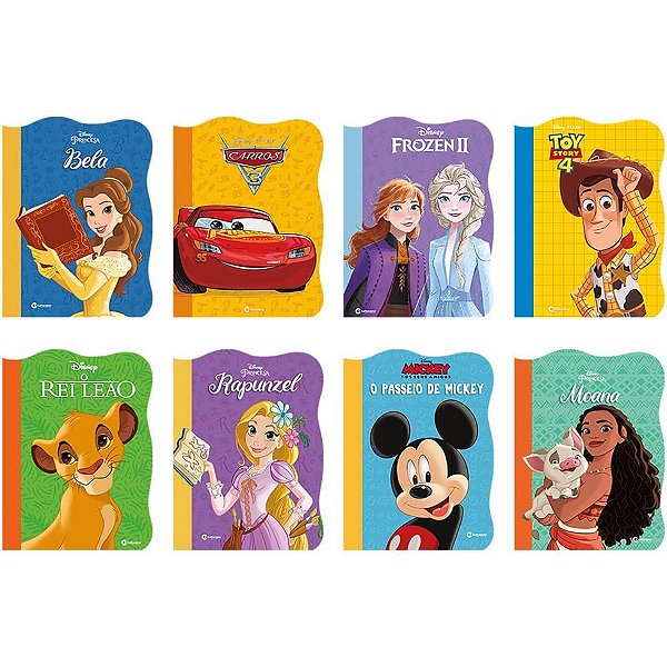 Livro de leitura disney recortados 16p 21x28 (s - culturama (pct.c/08)