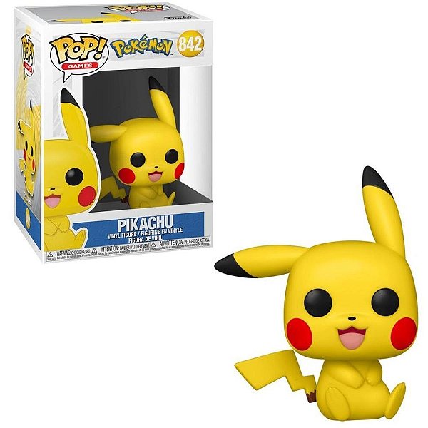 Boneco e personagem funko pop pokemon pikachu - candide (unidade)