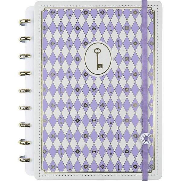 Caderno inteligente medio isa akkari purple key 80fls - caderno inteligente (unidade)