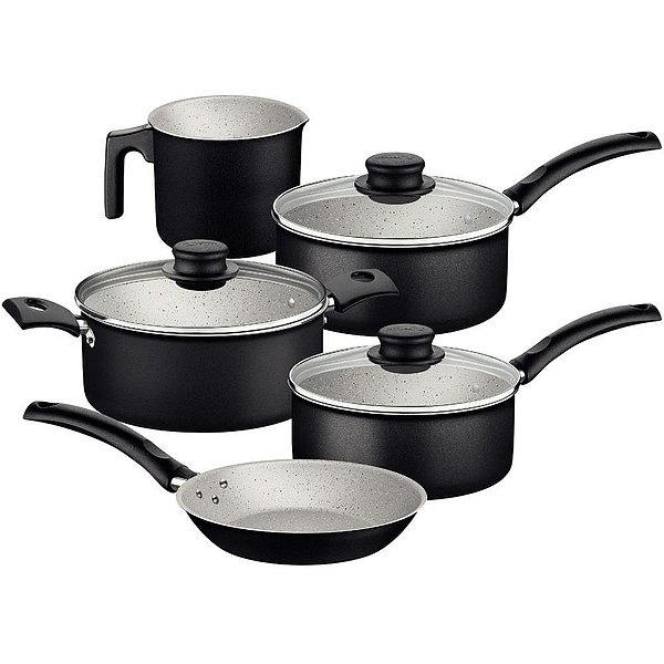 Panela jogo turim 5pcs pt antiderente - tramontina (unidade)