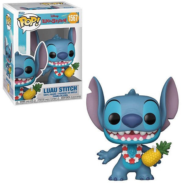 Boneco e personagem funko pop lilo e stitch luau - candide (unidade)