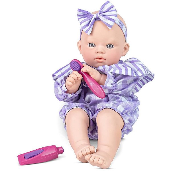 Boneca babies banho e sonho 35cm - roma (unidade)