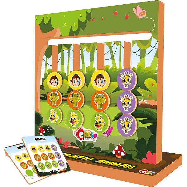 Jogo educativo desafio animais - carlu (unidade)