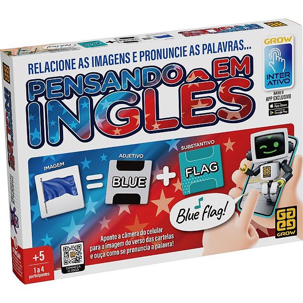 Jogo educativo pensando em ingles - grow (unidade)