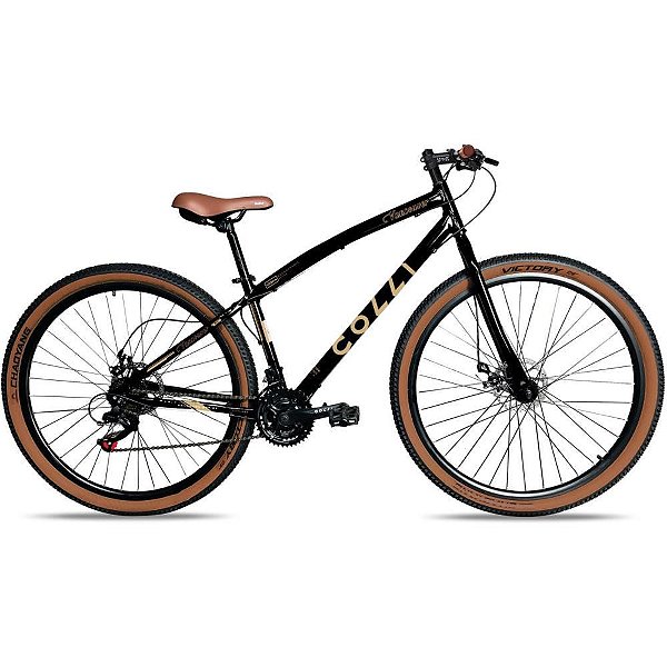 Bicicleta aro 29 vancouver pt.brilhante - colli bike (unidade)