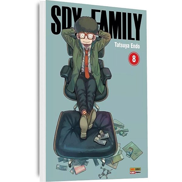 Livro manga spy x family n.08 - panini (unidade)
