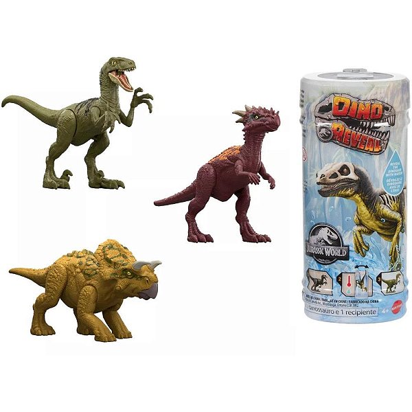 Boneco e personagem jw dino reveal sort.1 (sortido) - mattel (unidade)