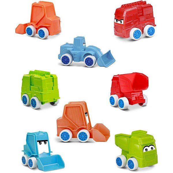 Brinquedo para bebe dubboo series veiculos - roma (unidade)