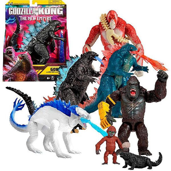 Boneco e personagem godzilla monsterverse 15cm (sortido) - sunny (unidade)