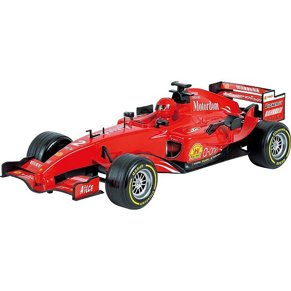 Carrinho a friccao super racing 1:10 c/luz e som - dm toys (unidade)