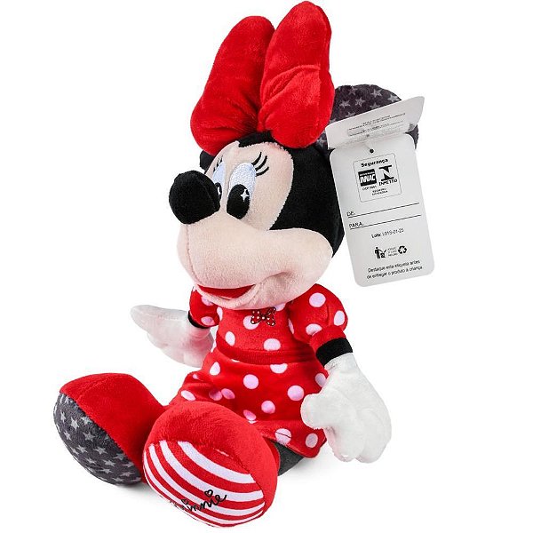 Pelucia minnie 20cm treme treme - bbr (unidade)
