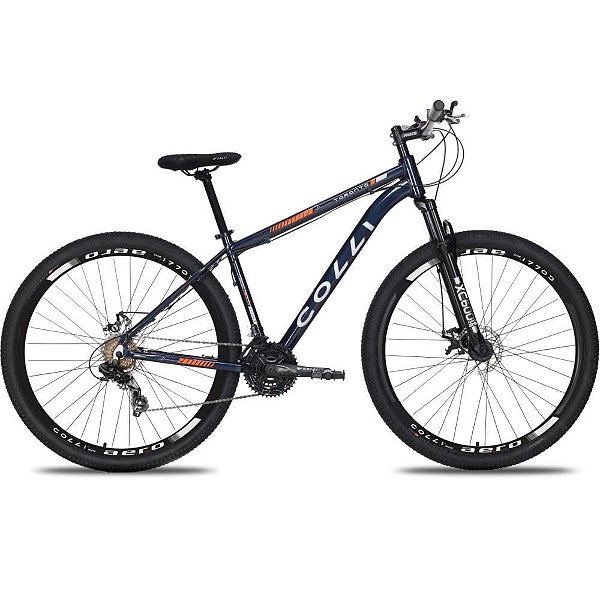 Bicicleta aro 29 toronto azul metalico - colli bike (unidade)