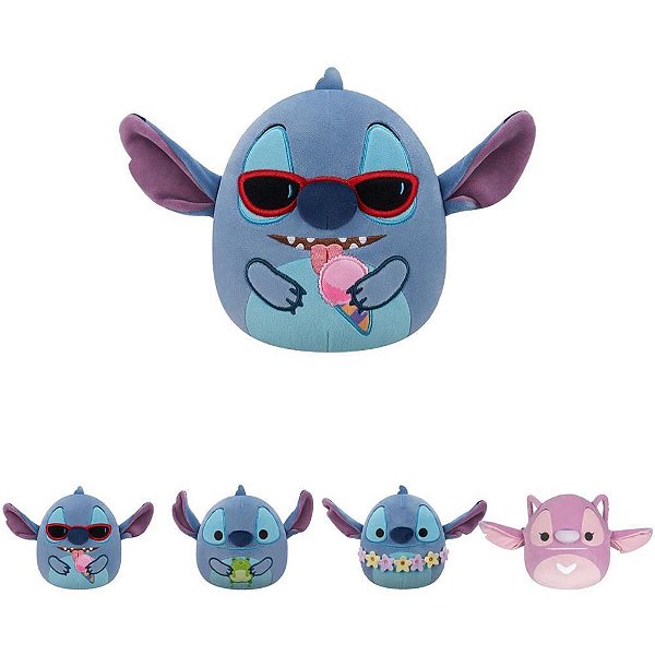 Pelucia stitch 17cm squishmallows (sortido) - sunny (unidade)