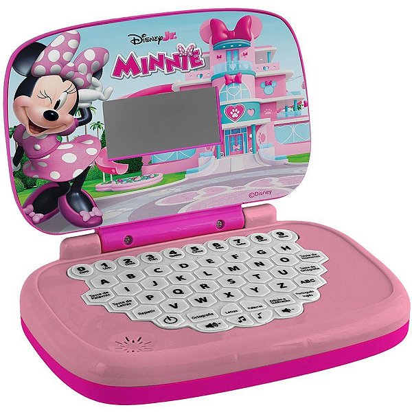 Laptop infantil minnie minigame bilingue - candide (unidade)