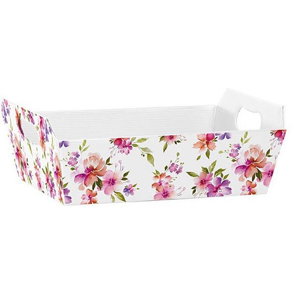 Cesta de papel ayla p 21,5x8x15cm - xingo embalagens (pct.c/04)