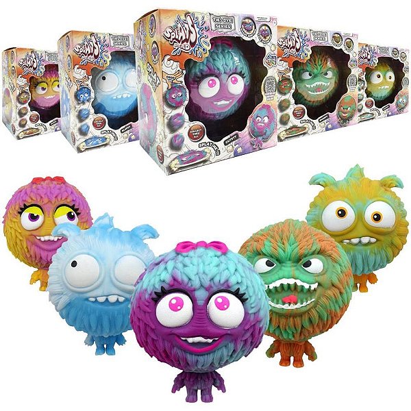 Boneco e personagem splats head tie dye 15cm (s) - sunny (unidade)