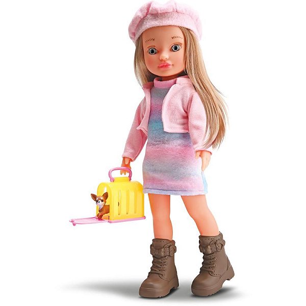 Boneca beverly girls pet lover 34cm. - bee toys (unidade)