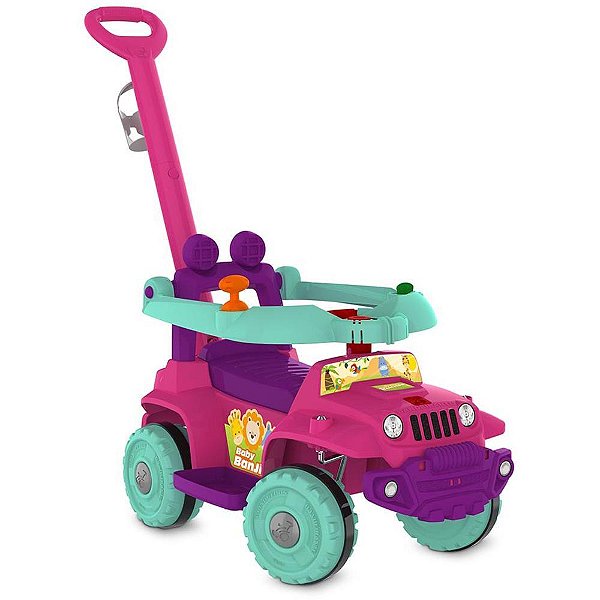 Veiculo para bebe banjipe passeio/andador rs 25k - bandeirante (unidade)