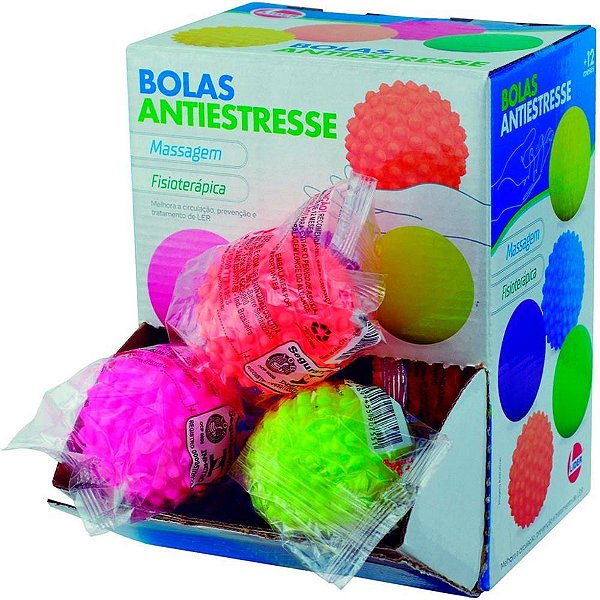 Brinquedo diverso bola cravo pequena display - lider (cx.c/12)