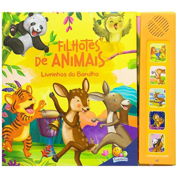 Livro sonoro filhotes de animais 22x19,5 8p - todolivro (unidade)