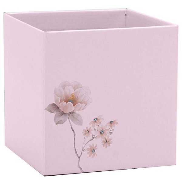 Cachepot paper decorado pote 15 hana quadrado 15x15x15 - xingo embalagens (pct.c/10)