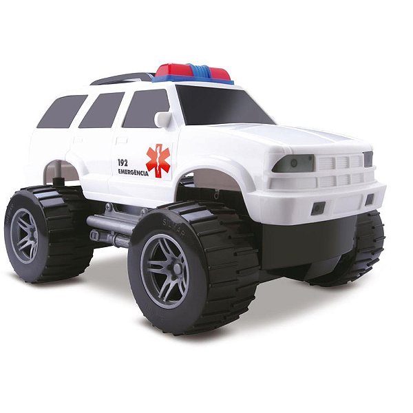 Carrinho emergencia - silmar brinquedos (unidade)