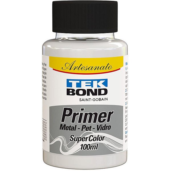 Produto para artesanato primer p/metais/pet/vidr 100ml - tekbond (pct.c/06)