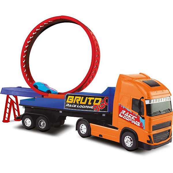 Caminhao truck race pista looping 360 - samba toys (unidade)
