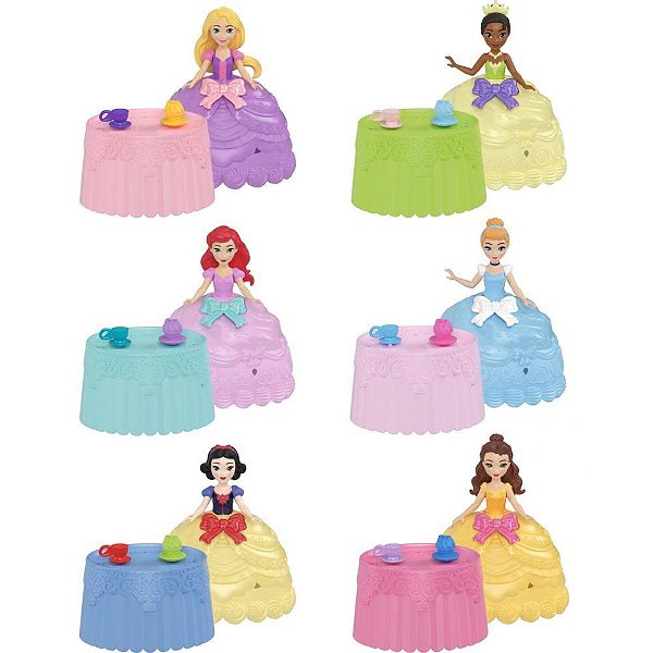 Boneca disney princesa mini boneca cupcake(s - mattel (unidade)