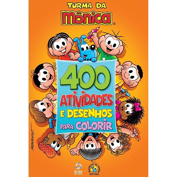 Livro de atividades turma da monica 400 atividades - online editora (unidade)