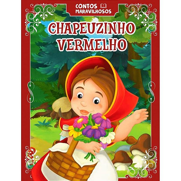 Livro infantil ilustrado chapeuzinho vermelho - online editora (unidade)