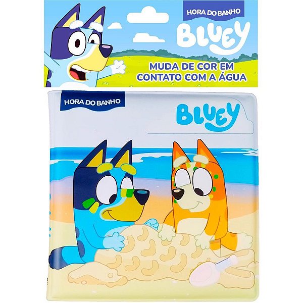 Livro para banho bluey 15x15cm 8 paginas - online editora (unidade)