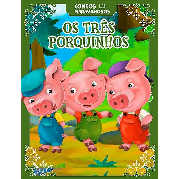 Livro infantil ilustrado os tres porquinhos - online editora (unidade)