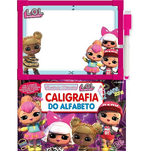 Livro brinquedo ilustrado lol surprise lousa magica - online editora (unidade)