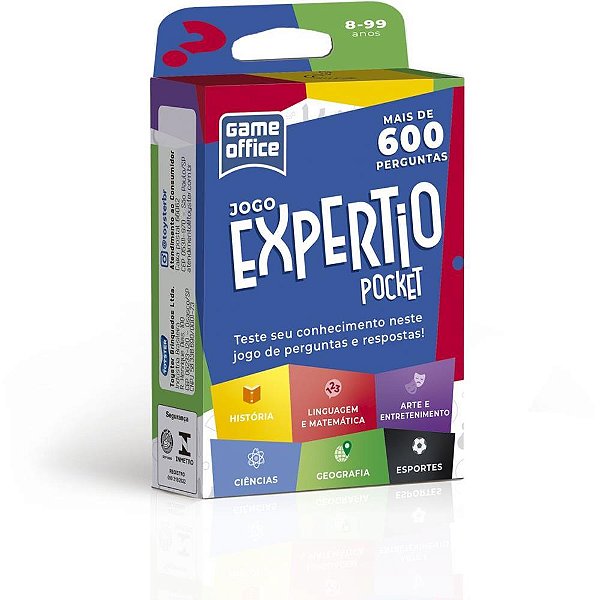 Jogo de cartas expertio pocket - toyster (unidade)