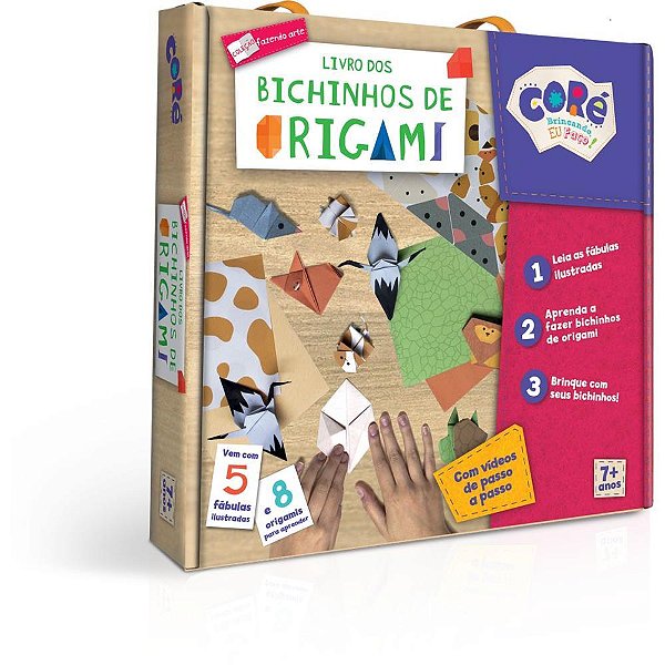 Livro brinquedo ilustrado bichinhos de origami - toyster (unidade)