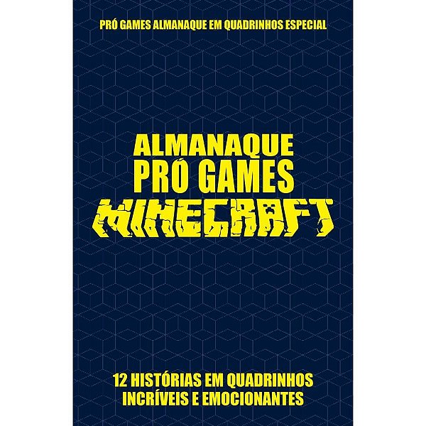 Gibi minecraft capa azul 13,5x20,5c - online editora (unidade)