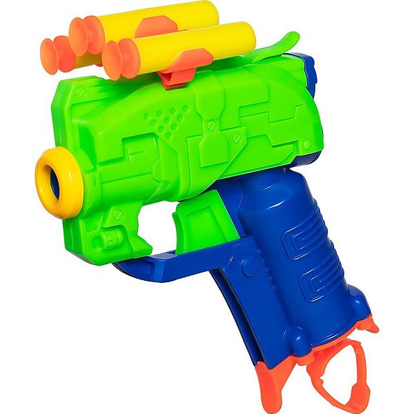 Lancador disparador elite 3 dardos - samba toys (unidade)