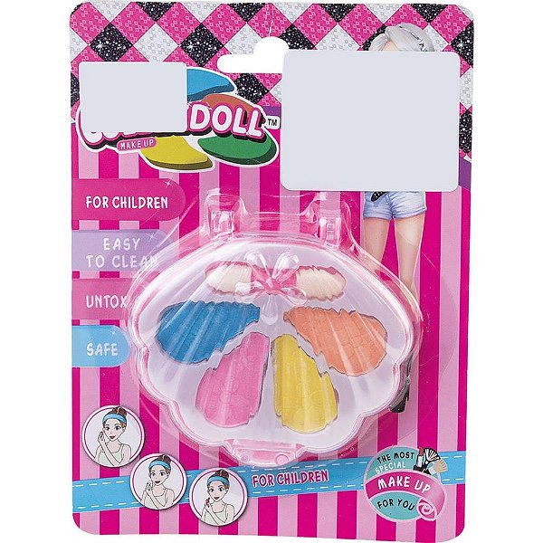 Maquiagem e beleza infantil makes cartela (s) - samba toys (unidade)