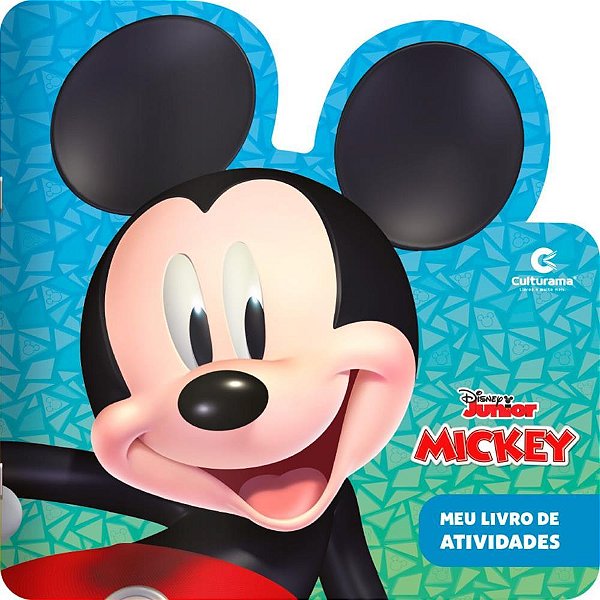 Livro de atividades recortado mickey 24pgs 23x23 - culturama (unidade)