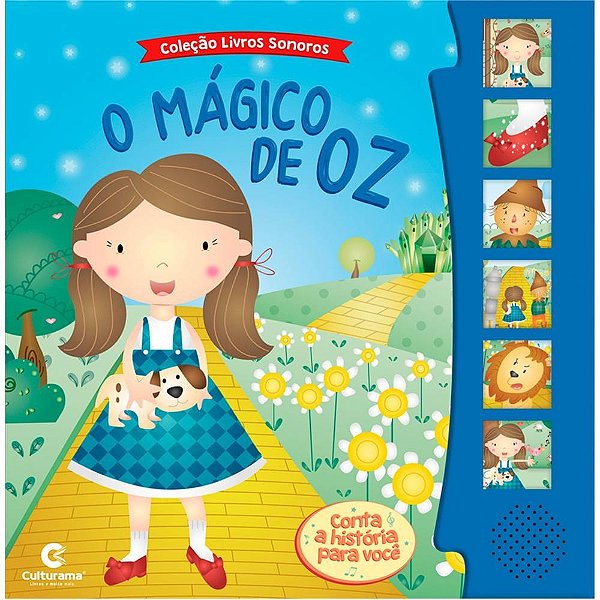 Livro sonoro o magico de oz - culturama (unidade)