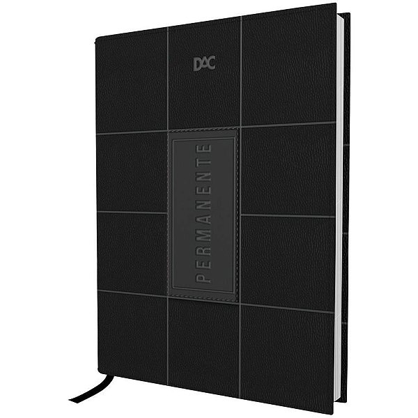Agenda permanente preta 168f. 134x190mm - dac (unidade)