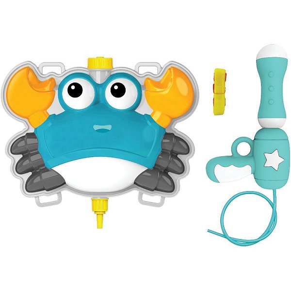 Lanca-agua caranguejo mochila 1,3l - toy mix (unidade)