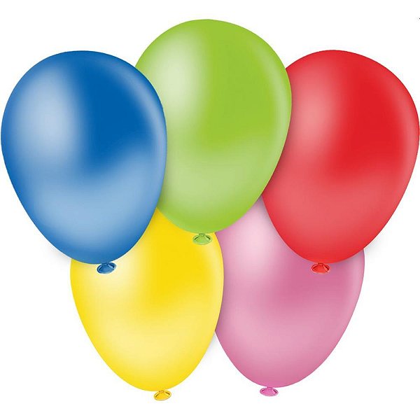 Balao 5 liso zerinho liso bombitas de agua - riberball (pct.c/100)