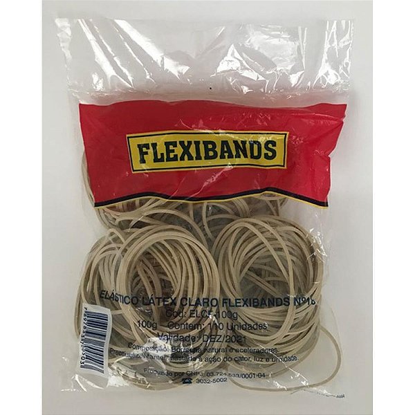 Elastico flexibands latex 100g - fulgor (pacote)