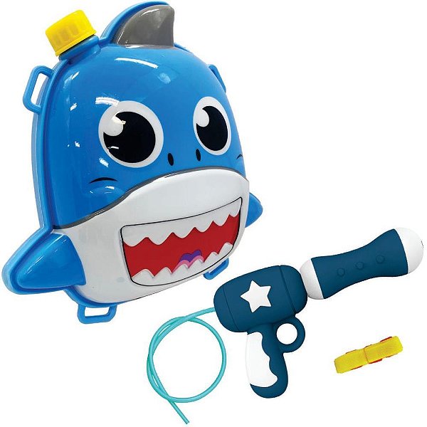 Lanca-agua tubarao mochila 2l - toy mix (unidade)